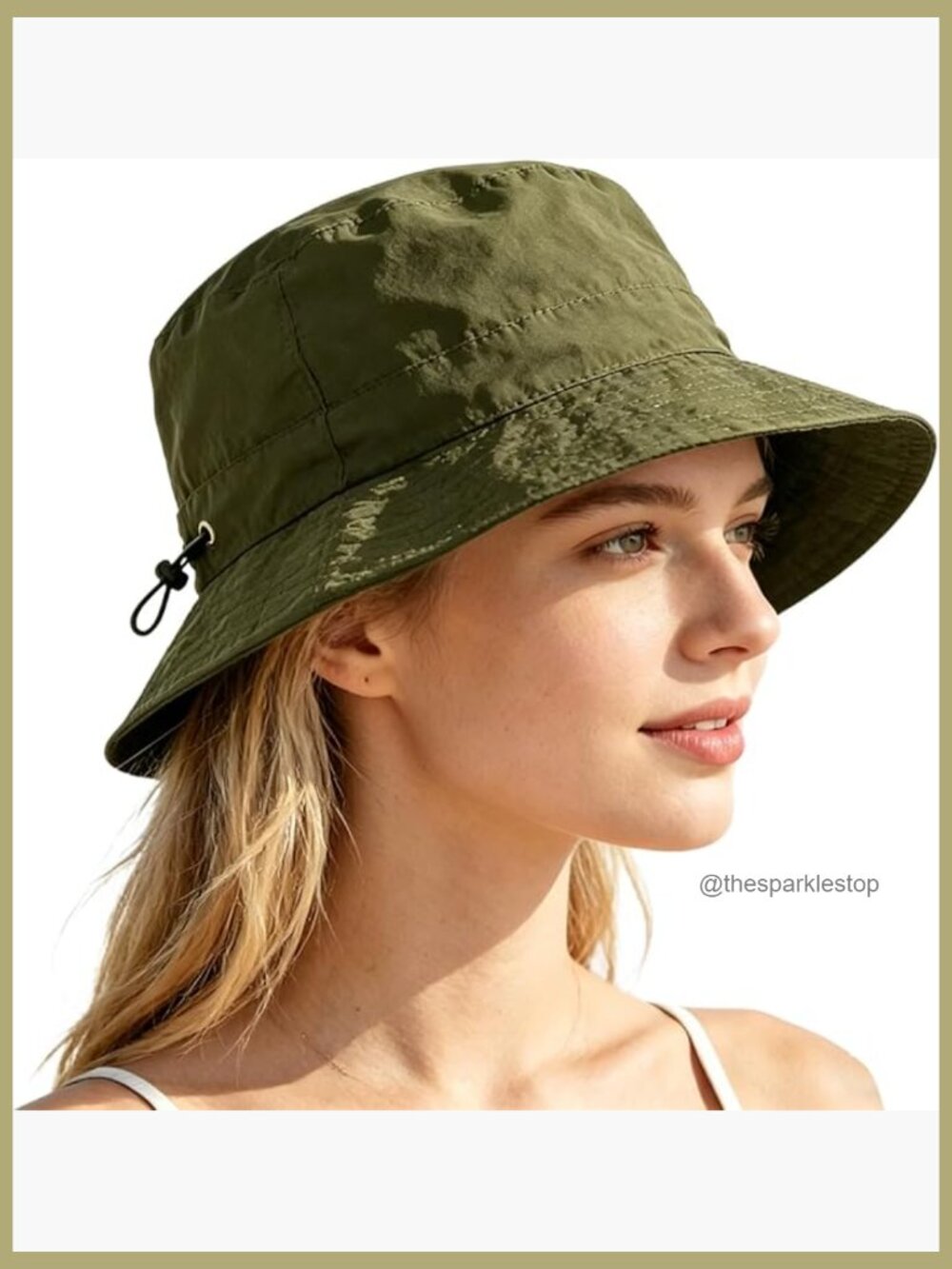 Foldable Wide Brim Bucket Hat Water-Repellent Sun Hat UPF 50+